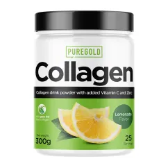Натуральная добавка Pure Gold Protein Collagen 300 г Lemonade (2022-09-0762)