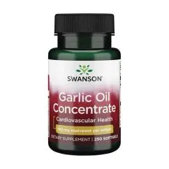 Натуральна добавка Swanson Garlic Oil 500 мг 250 капсул (100-37-9138358-20)