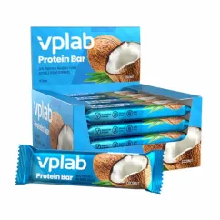 Батончик VPlab Protein Bar 16x45 г Coconut (2022-10-0630)