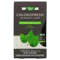 Натуральна добавка Nature's Way Chlorofresh® Mint 40X Liquid 2 oz (2022-10-0614)