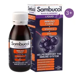 Натуральная добавка Sambucol Immuno Forte Liquid 120 мл (2022-10-2764)