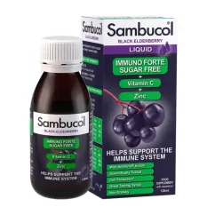 Натуральна добавка Sambucol Immuno Forte Liquid Sugar Free 120 мл (2022-10-2766)