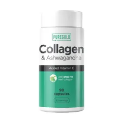 Натуральна добавка Pure Gold Protein Collagen Ashwagandha 90 капсул (2022-09-9975)