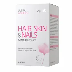 Натуральна добавка VPlab Ultra Women's Hair, Skin & Nails 90 капсул (2022-10-0495)