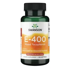 Вітамін Swanson Vitamin E Mixed Tocopherols 400 IU 100 капсул (2022-10-0426)