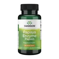 Натуральная добавка Swanson Papaya Enzyme Papain 100 мг 90 капсул (2022-09-9906)