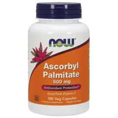 Натуральна добавка Now Foods Ascorbyl Palmitate 500 мг 100 капсул (2022-10-2569)