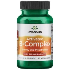 Вітаміни Swanson B-Complex High Bioavailability 60 капсул (100-55-1713208-20)