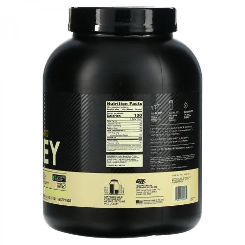 Протеин Optimum Nutrition 100% Natural Whey Gold 2.27 кг Vanilla (748927052671) - фото №2