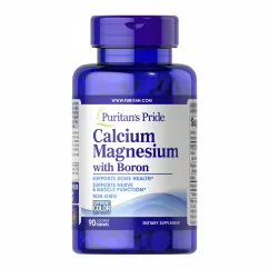 Вітаміни Puritan's Pride Calcium Magnesium Plus Boron 90 таб (2022-10-0588)