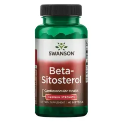 Натуральная добавка Swanson Beta-Sitosterol Maximum Strength 160 мг 60 капсул (2022-10-0425)