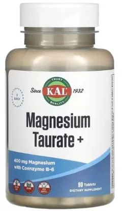 Вітаміни KAL Magnesium Taurate 90 таб (2022-10-1010)