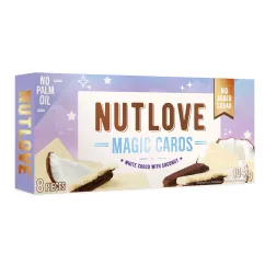 Печиво AllNutrition Nutlove Magic Cards 104 г White Chocolate Coconut (100-49-6387193-20)