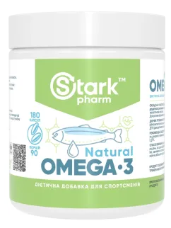 Натуральна добавка Stark Pharm Natural Omega 3 180 капсул (2022-10-0762)