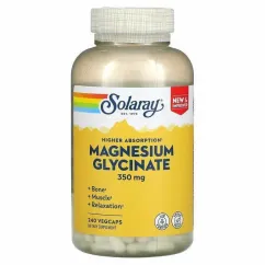 Минералы Solaray Magnesium Glycinate 350 мг 240 капсул (2022-10-2451)