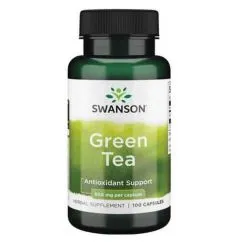 Натуральна добавка Swanson Green Tea 500 мг 30 капсул (100-78-9852234-20)