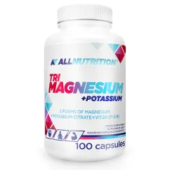 Вітаміни AllNutrition TRI Magnesium Potasium 100 капсул (2022-09-0227)