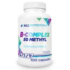 Вітаміни AllNutrition B-Complex 50 Methyl 100 капсул (2022-09-0476)