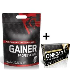 Гейнер  IronMaxx GF Gainer 2000 г(пакет) + GF Omega3 30% 60 к