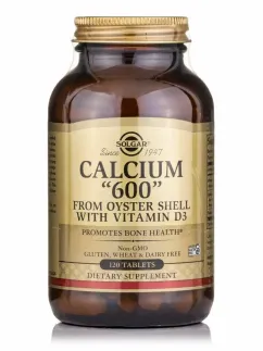 Вітаміни Solgar Calcium 600 мг 120 таб (2022-10-1517)