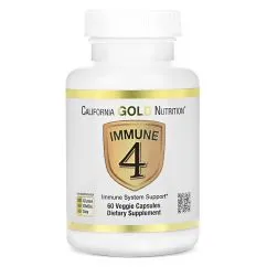 Вітамін California Gold Nutrition Immune 4 60 капсул (2022-09-0953)