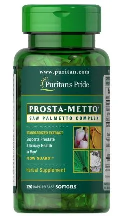 Натуральна добавка Puritan's Pride Prosta-Metto 120 капсул (15720)