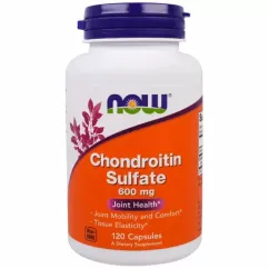Хондропротектор Now Foods Chondroitin Sulfate 600 мг 120 капсул (2022-10-1386)