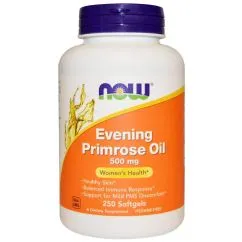 Натуральная добавка Now Foods Evening Primrose 500 мг 250 капсул (2022-10-2378)