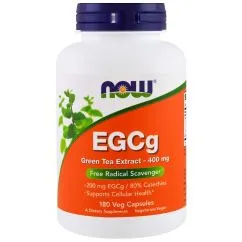 Натуральна добавка Now Foods EGCg Green Tea Extract 400 мг 180 капсул (2022-10-2653)