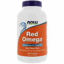 Натуральная добавка Now Foods Red Omega 180 капсул (2022-10-2366)