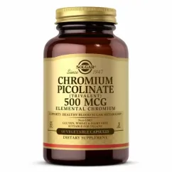 Мінерали Solgar Chromium Picolinate 500 мкг 60 капсул (2022-10-0747)