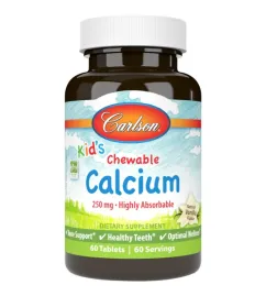 Вітаміни Carlson Kids Chewable Calcium 60 таб (2022-10-2507)