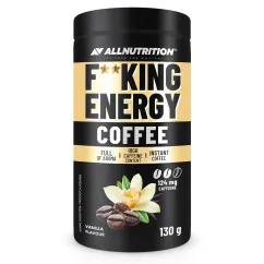 Кава AllNutrition Fitking Delicious Energy Coffee 130 г Vanilla (2022-09-0984)