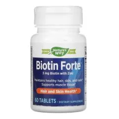 Витамины Nature's Way Biotin Forte 3 мг 60 таб (2022-10-1066)