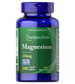 Вітаміни Puritan's Pride Magnesium 250 мг 200 капсул (2022-10-2882)