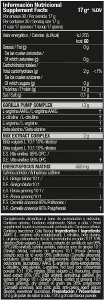 Предтренировочный комплекс Zoomad Labs Moonstruck Pre-workout 480 г клубничный крем (8436551610719) - фото №2