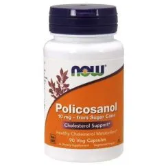 Натуральная добавка Now Foods Policosanol 10 мг 90 капсул (23361)