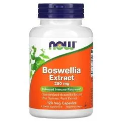 Натуральна добавка Now Foods Boswellia Extract 250 мг 120 капсул (2022-10-0986)