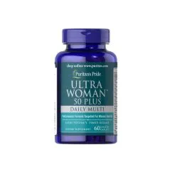 Витамины Puritan's Pride Ultra Woman™ 50 Plus Multi-Vitamin 60 капсул (2022-10-2884)