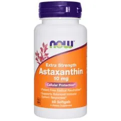 Натуральная добавка Now Foods Astaxanthin 10 мг 60 капсул (2022-10-0074)
