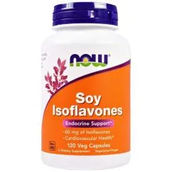 Натуральна добавка Now Foods Soy Isoflavones 150 мг 120 капсул (2022-10-1322)