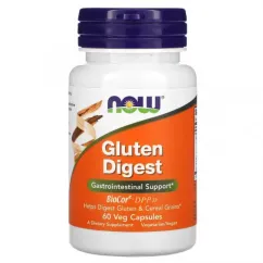 Натуральна добавка Now Foods Gluten Digest Enzymes 60 капсул (2022-10-1436)