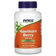 Натуральная добавка Now Foods Hawthorn Berry 540 мг 100 капсул (2022-10-2647)
