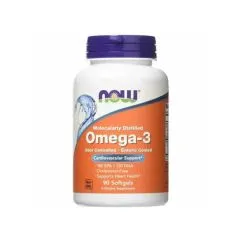 Натуральная добавка Now Foods Omega-3 Enteric 90 капсул (2022-10-0055)