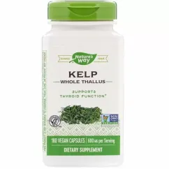 Витамины Nature's Way Kelp 180 капсул (2022-10-1086)