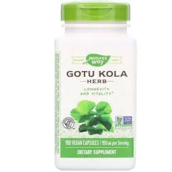 Натуральна добавка Nature's Way Gotu Kola Herb 180 капсул (2022-10-1083)