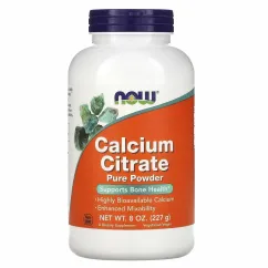 Витамины Now Foods Calcium Magnesium Citrate Powder 227 г (2022-10-1338)