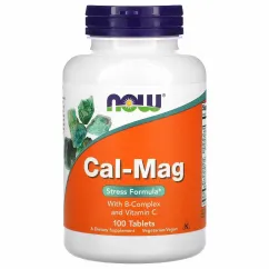 Вітаміни Now Foods Cal-Mag Stress 100 таб (2022-10-0025)