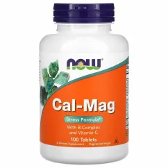 Витамины Now Foods Cal-Mag Stress 100 таб (2022-10-0025)