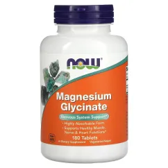 Вітаміни Now Foods Magnesium Glycinate 180 таб (2022-10-0414)